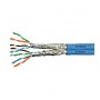 Cablu S/FTP Cat.7a,2x(4x2xAWG22/1)1.2G,LS0H3,Cca,50%,blu,25G