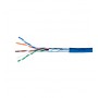 Cablu F/UTP Cat.5e, 4x2xAWG24/1, LS0H, Eca, albastru, cutie
